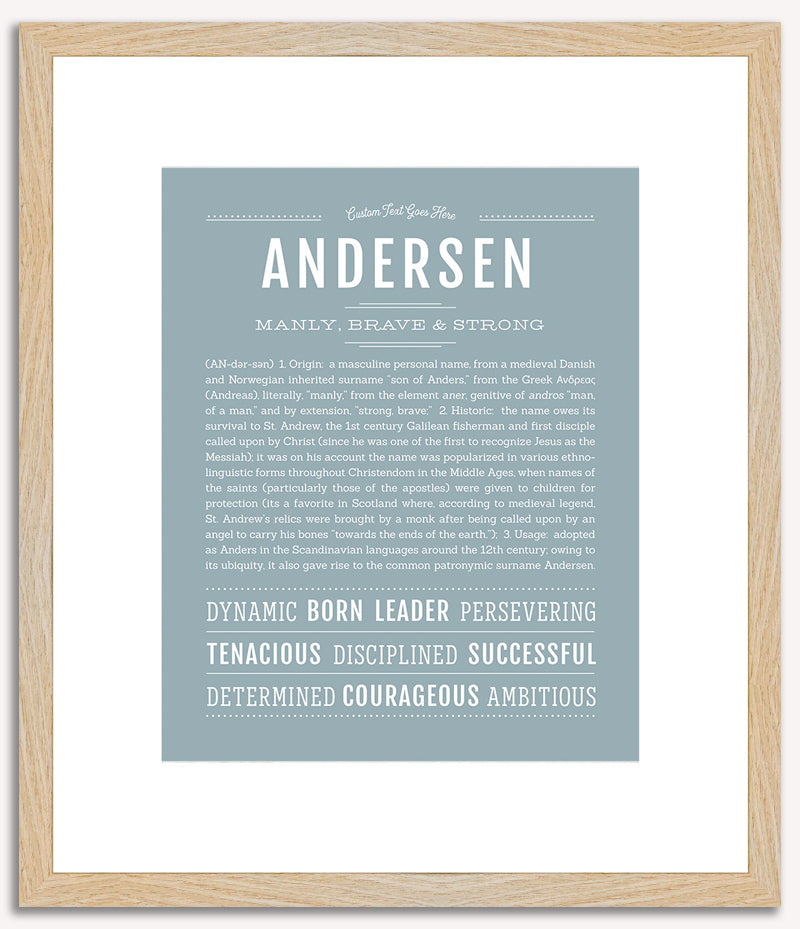 Andersen | Name Art Print