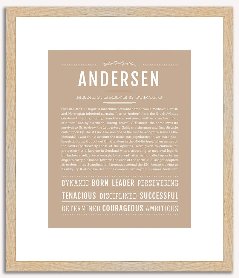 Andersen | Name Art Print