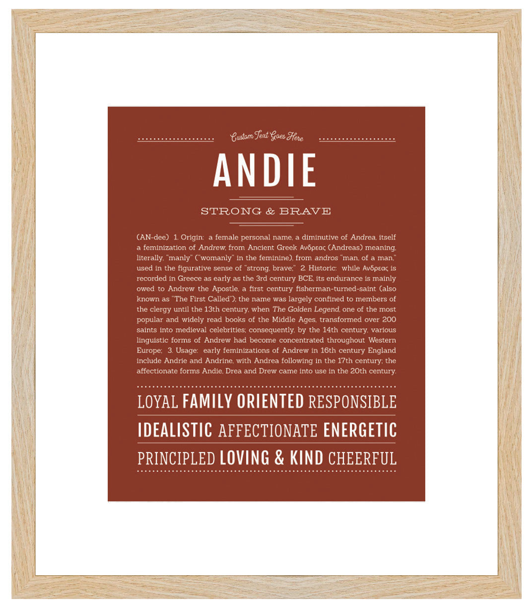 Frame Options | Bordeaux | Maple Frame, Matted