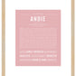 Frame Options | Dusty Rose | Maple Frame, Matted