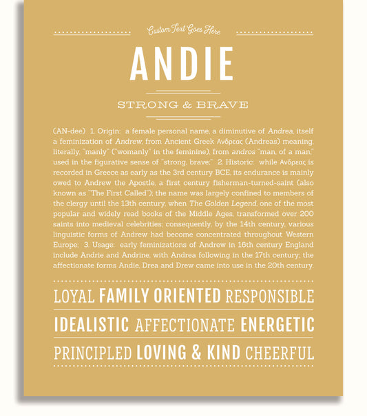 Frame Options | Matte Gold | No Frame