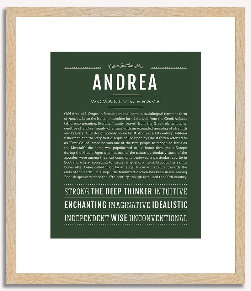 Andrea | Name Art Print