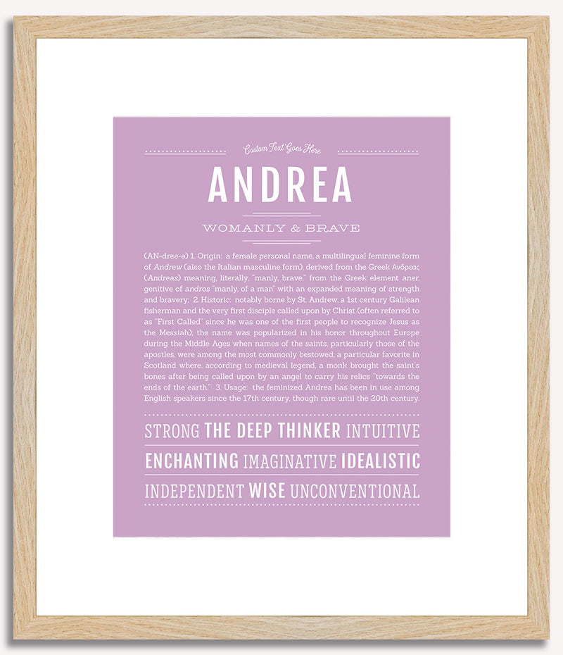 Andrea | Name Art Print