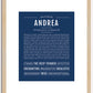 Andrea | Name Art Print