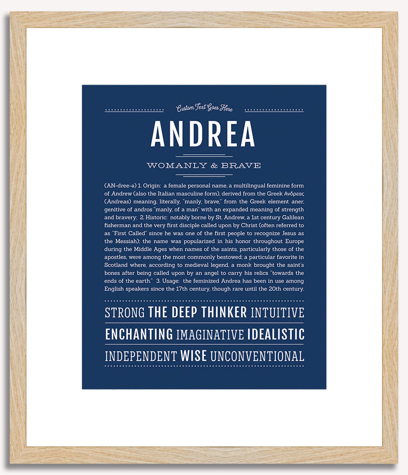 Andrea | Name Art Print