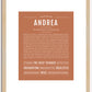 Andrea | Name Art Print