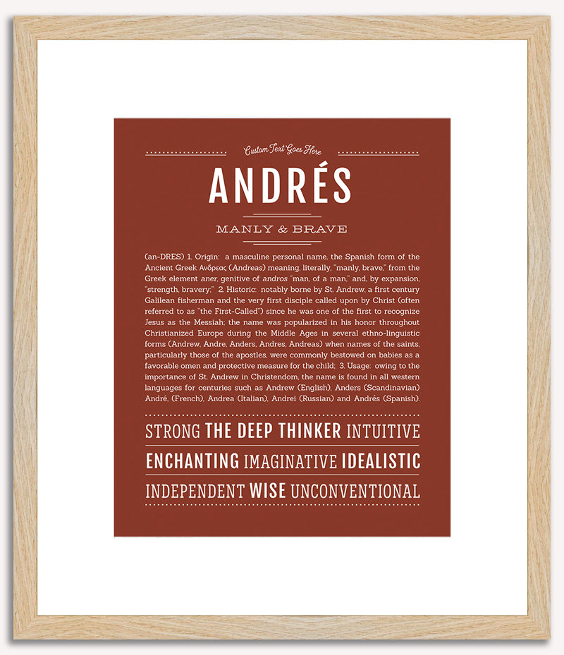 Andres | Name Art Print