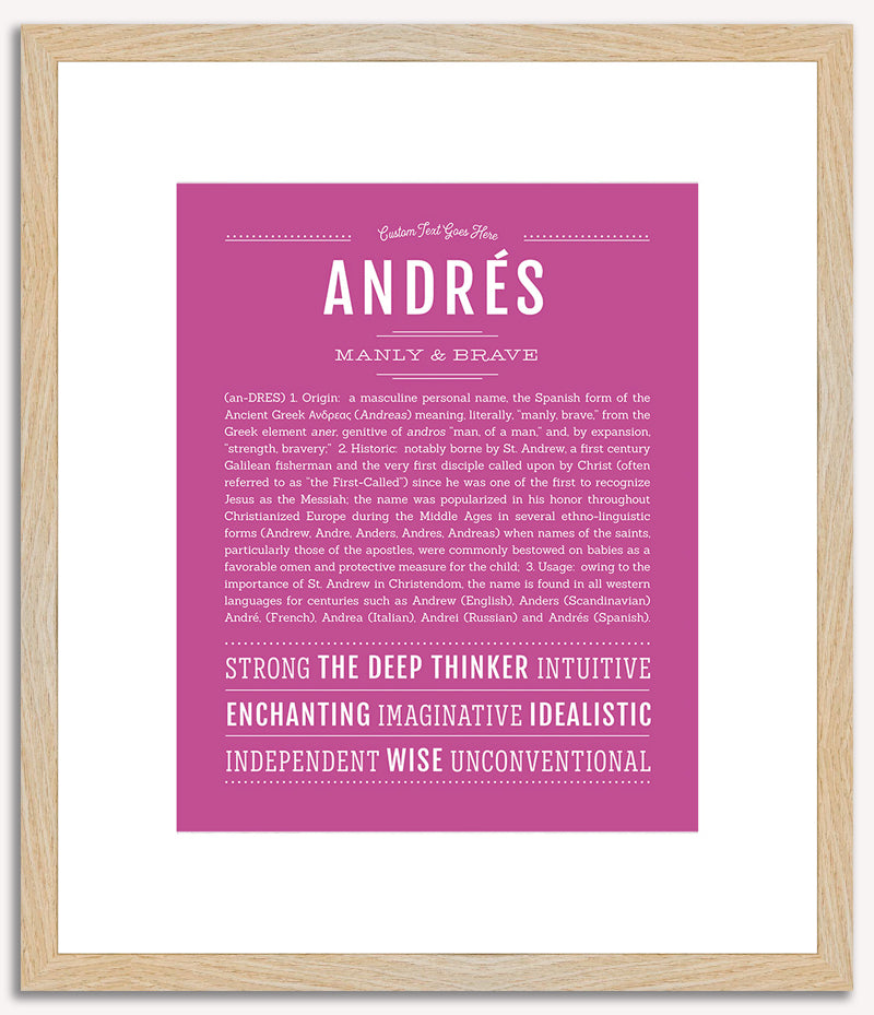 Andres | Name Art Print