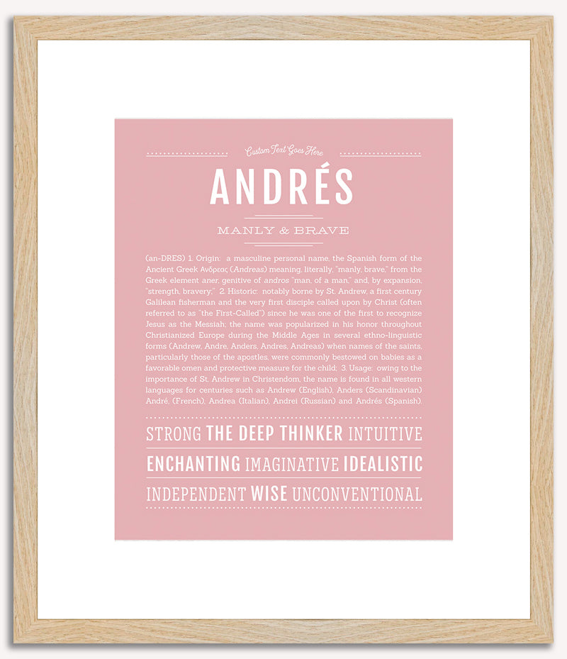 Andres | Name Art Print