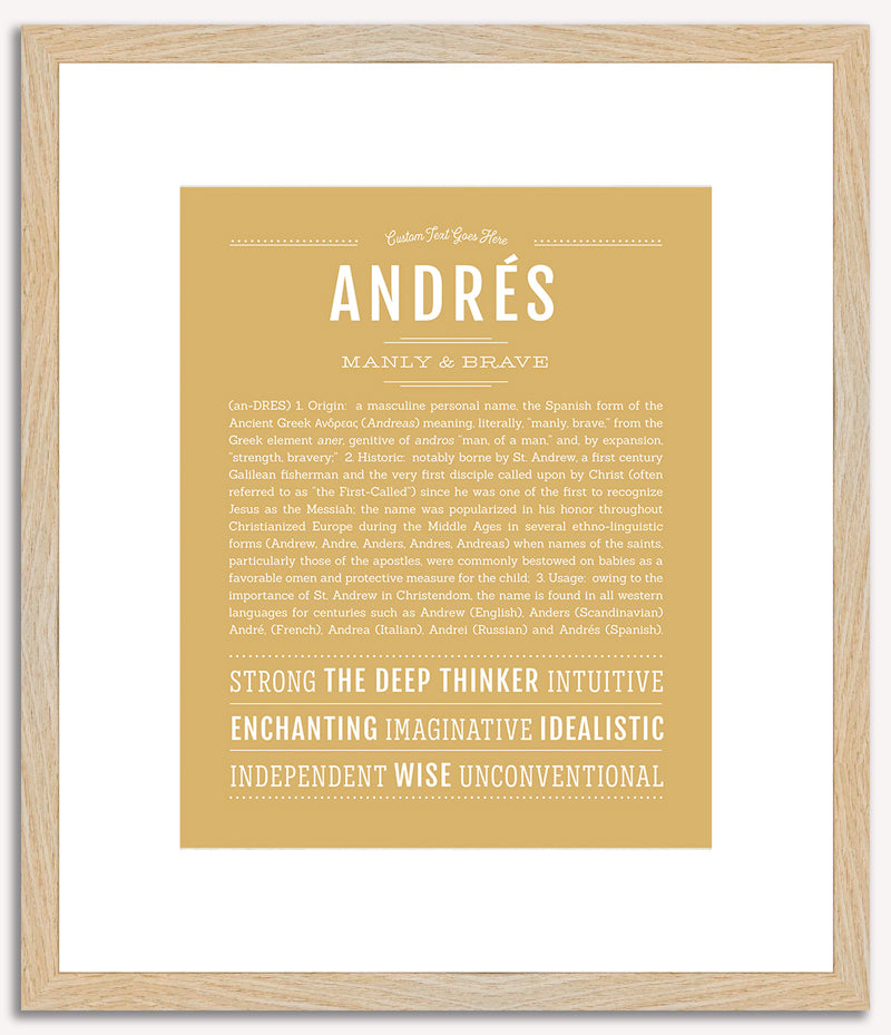 Andres | Name Art Print