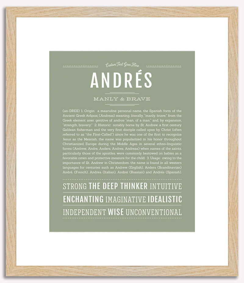 Andres | Name Art Print