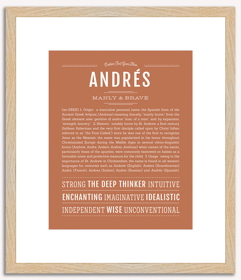 Andres | Name Art Print