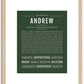 Andrew | Name Art Print