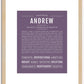 Andrew | Name Art Print