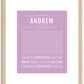 Andrew | Name Art Print