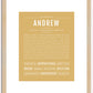 Andrew | Name Art Print