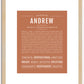 Andrew | Name Art Print