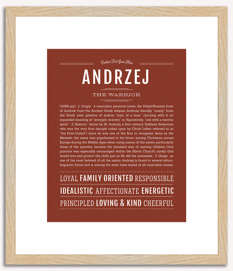 Andrzej | Name Art Print