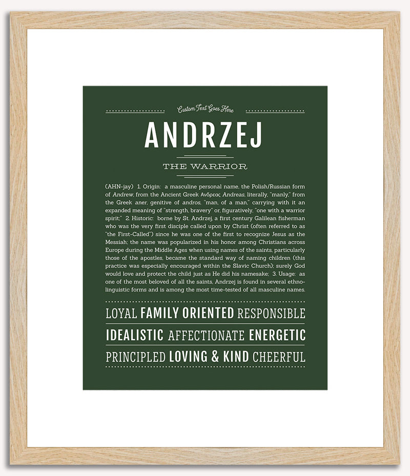 Andrzej | Name Art Print