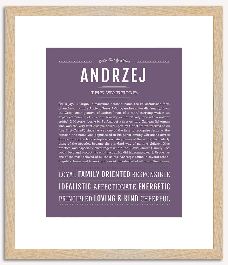 Andrzej | Name Art Print