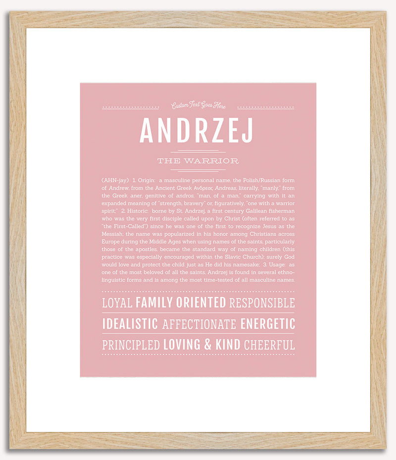 Andrzej | Name Art Print