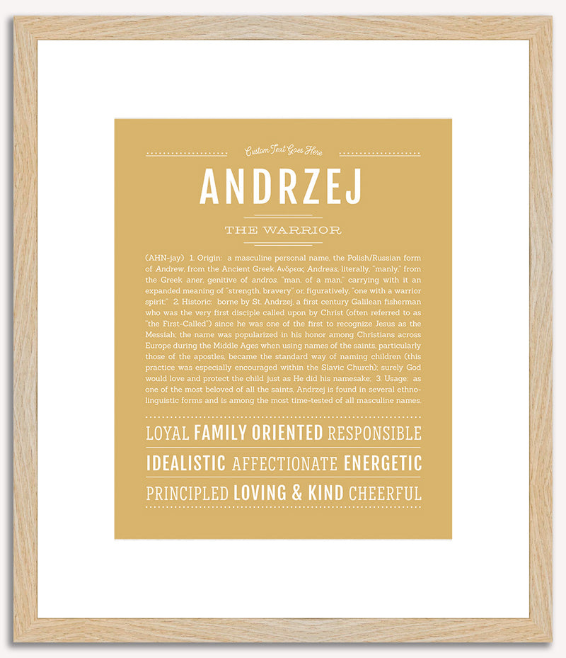 Andrzej | Name Art Print