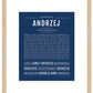 Andrzej | Name Art Print