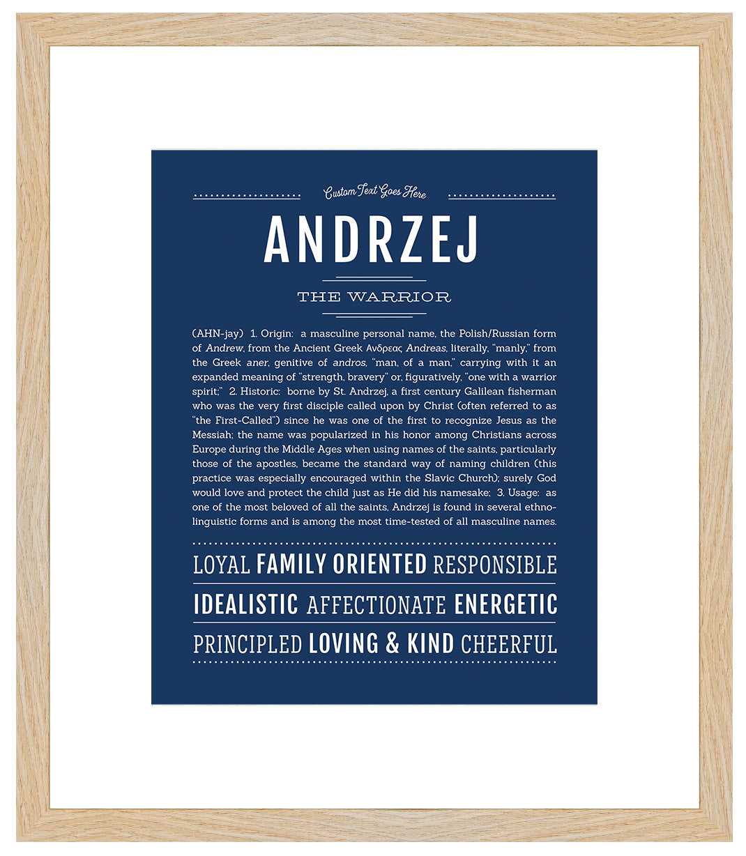 Andrzej | Name Art Print