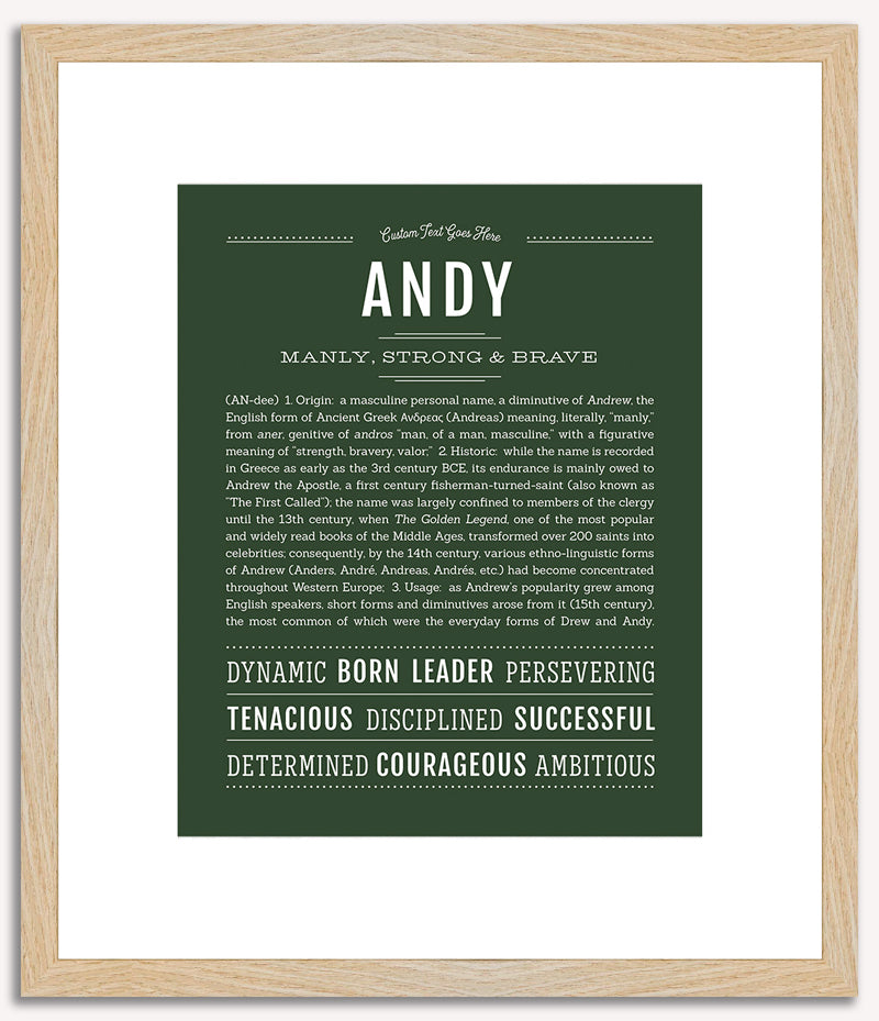 Andy | Name Art Print