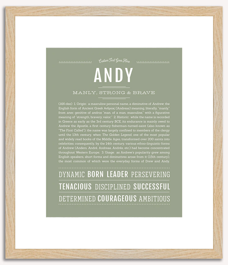 Andy | Name Art Print