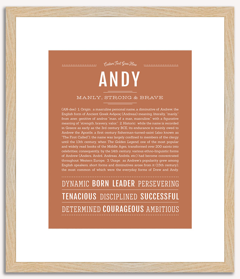 Andy | Name Art Print