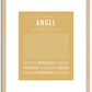 Angel (female) | Name Art Print