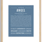 Angel (female) | Name Art Print