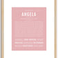 Angela | Name Art Print