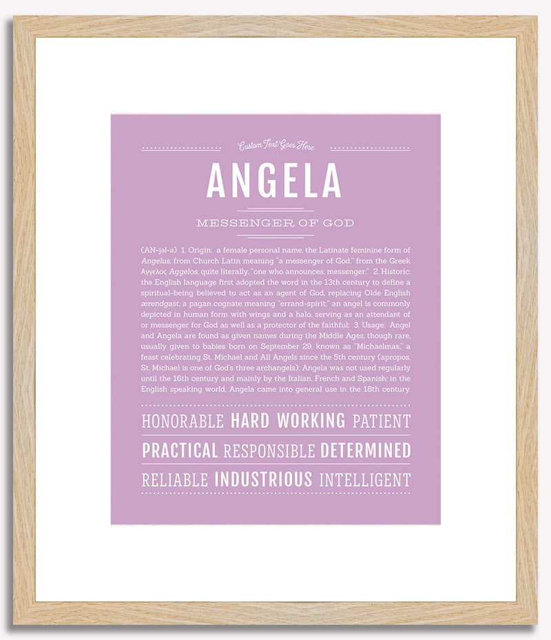 Angela | Name Art Print