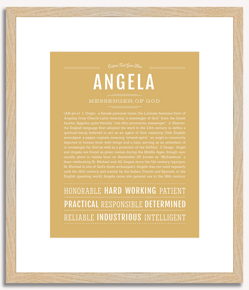 Angela | Name Art Print