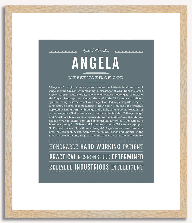 Angela | Name Art Print