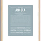 Angela | Name Art Print