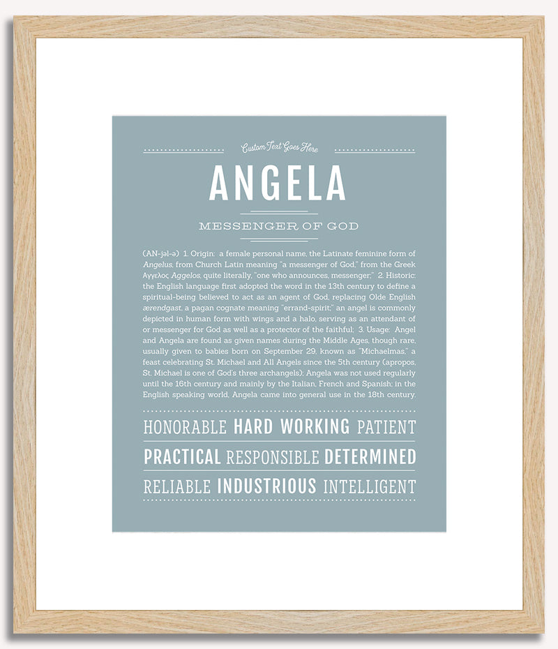 Angela | Name Art Print