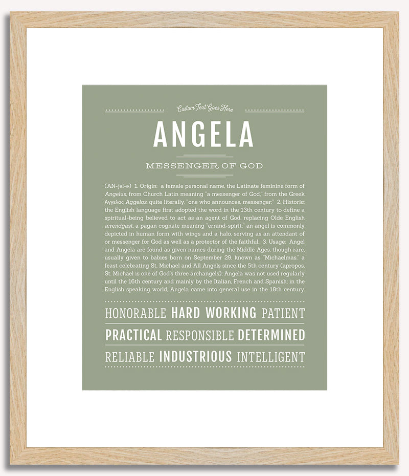 Angela | Name Art Print