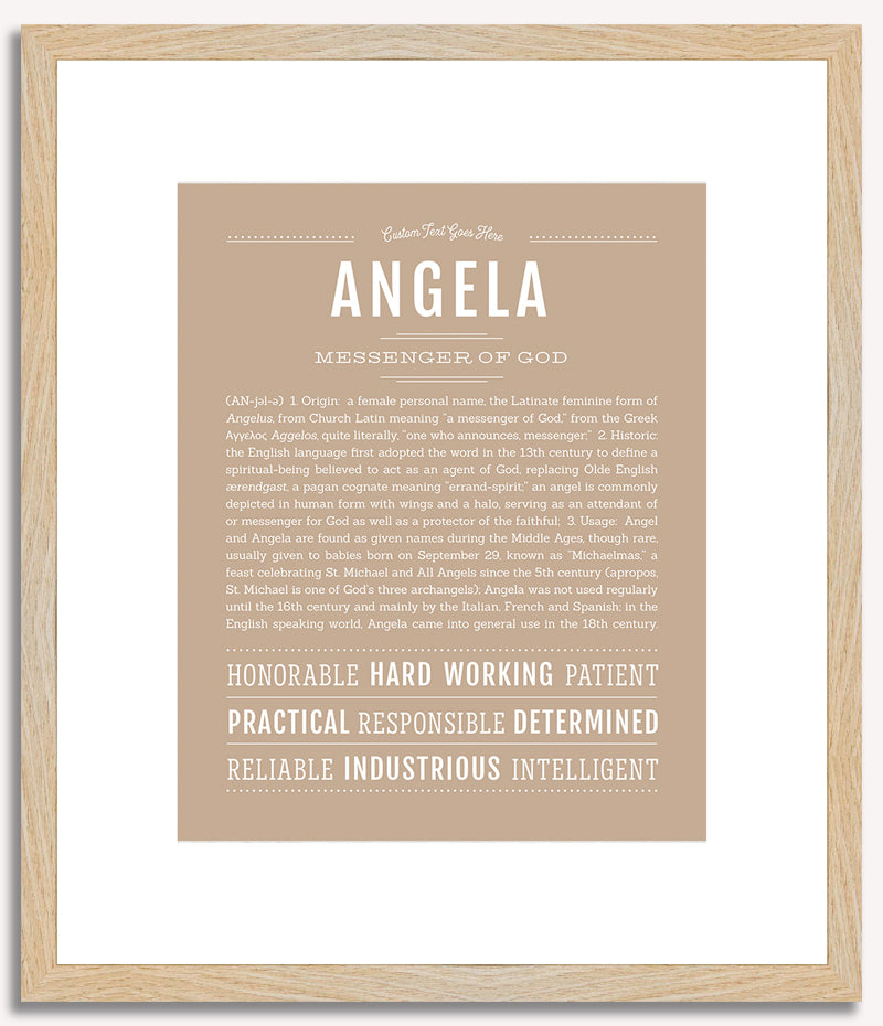 Angela | Name Art Print