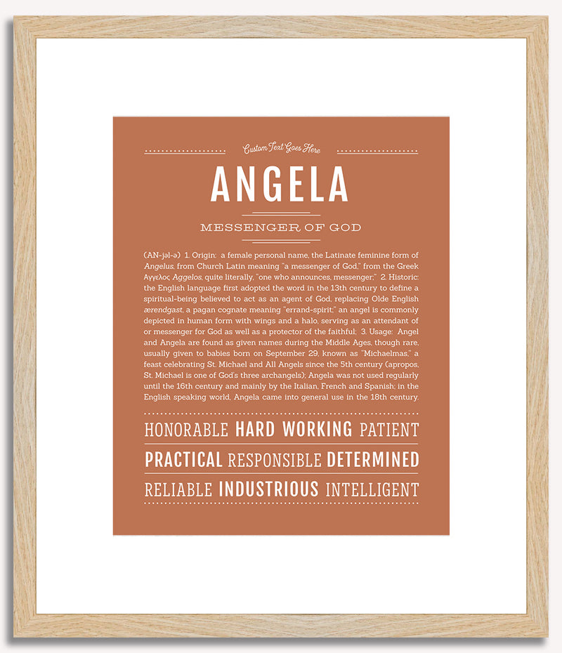 Angela | Name Art Print