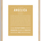 Angelica | Name Art Print