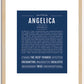 Angelica | Name Art Print