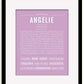 Frame Options | Lilac | Black Frame, Matted