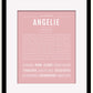 Frame Options | Dusty Rose | Black Frame, Matted