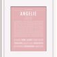 Frame Options | Dusty Rose | White Frame, Matted