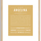 Angelina | Name Art Print