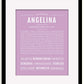 Frame Options | Lilac | Black Frame, Matted