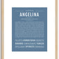 Angelina | Name Art Print